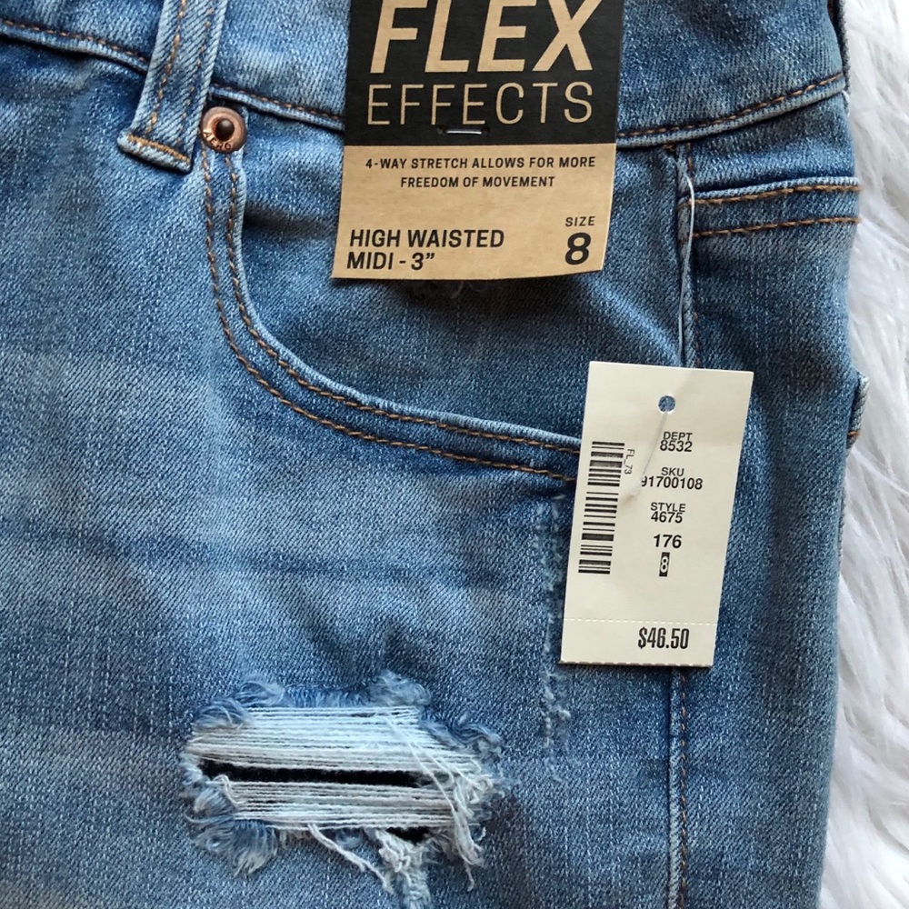 BNWT Aeropostale Flex Effects High Rise Shorts - Picture 5 of 7